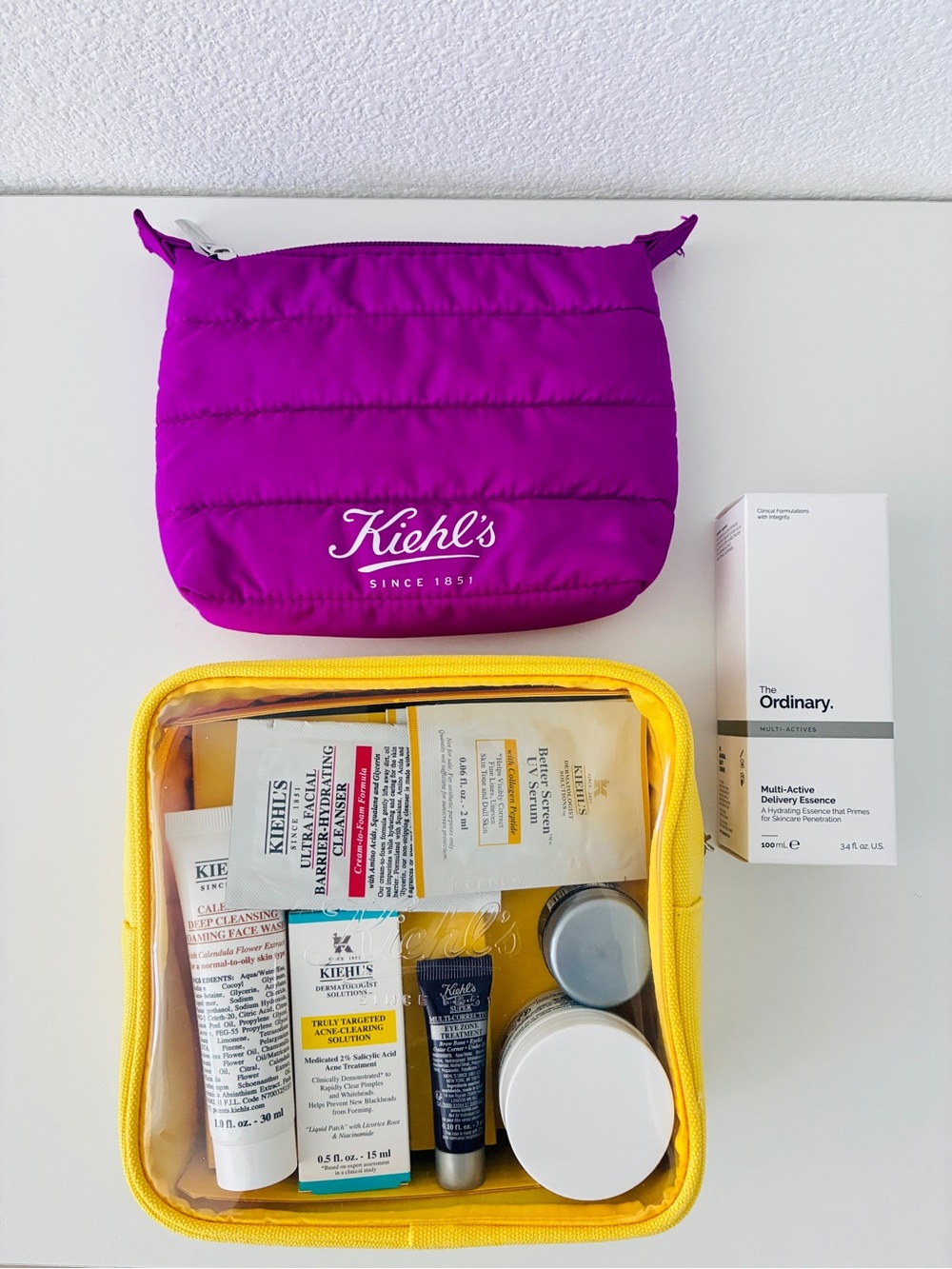 11-Piece Kiehl‘s & The Ordinary Skincare Set / Bundle